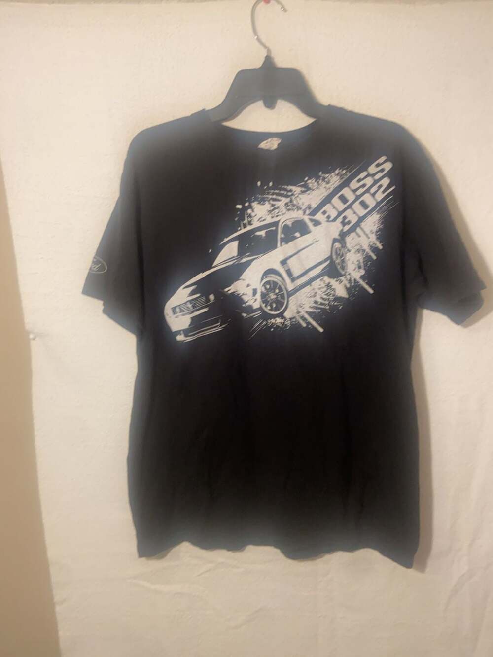 Anvil Ford Mustang Boss 302 Graphic T-Shirt Size Large
